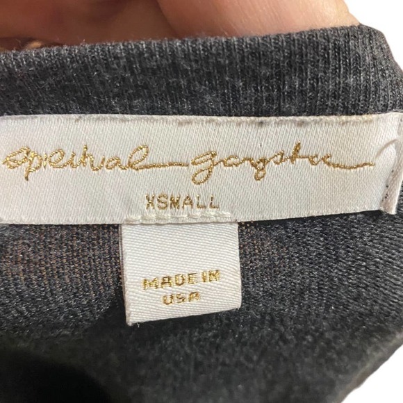 Spiritual Gangster Stars Crew Neck Savasana Pullover Sweater Size XS - Picture 5 of 8